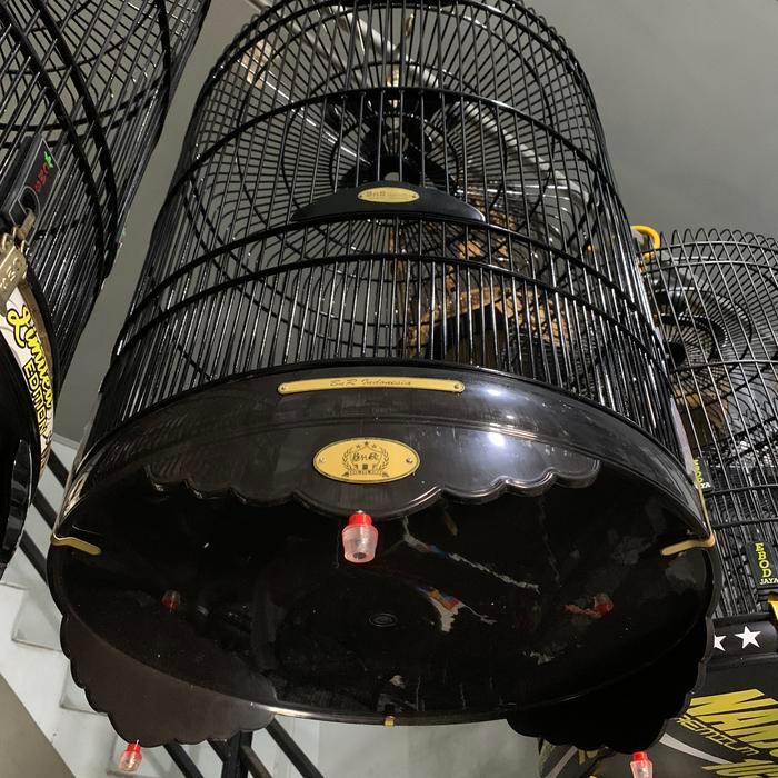 Sangkar Kandang Burung Murai Batu No. 2 BNR PVC BLACK RUBICON ORIGINAL