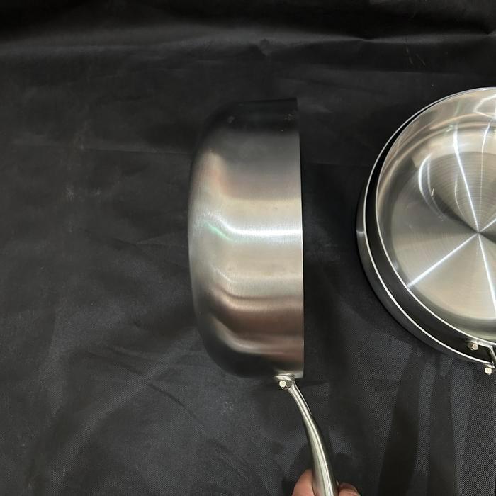 Sautee Pan Frying Pan Sus 316L 3 Layer Panci Wajan Skillets Pan 20Cm Viral Pancake Pan Tumis Teflon