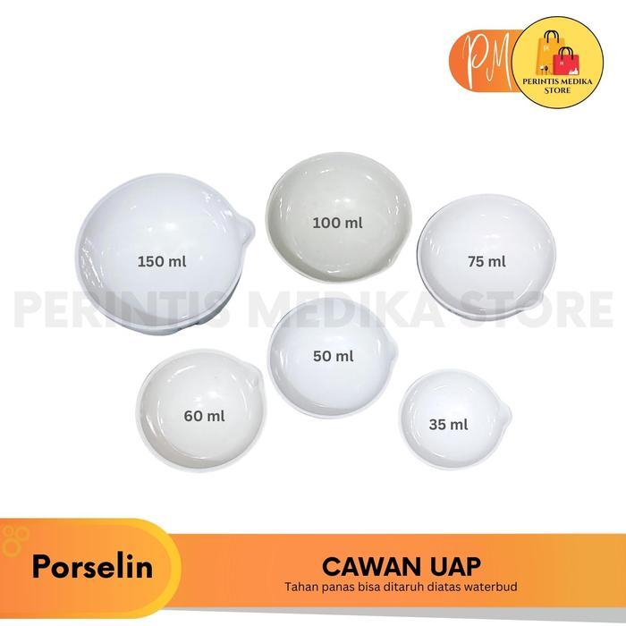 Cawan Uap 50Ml L Cawan Porselin 50Ml - Cawan Penguap Porceline Wadah Kitchenware