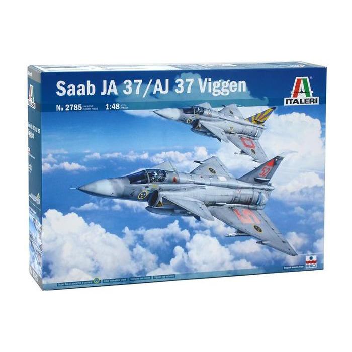 Pesawat SAAB JA 37 / AJ 37 VIGGEN Skala 1:48 Italeri
