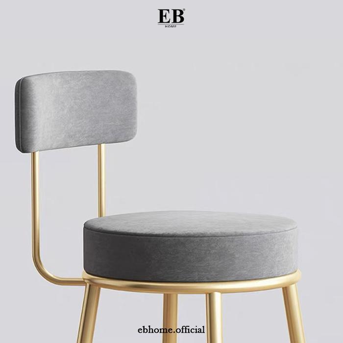 Kursi Bar Stool Besi / Modern Bar Stool Gold EB Home 75/8