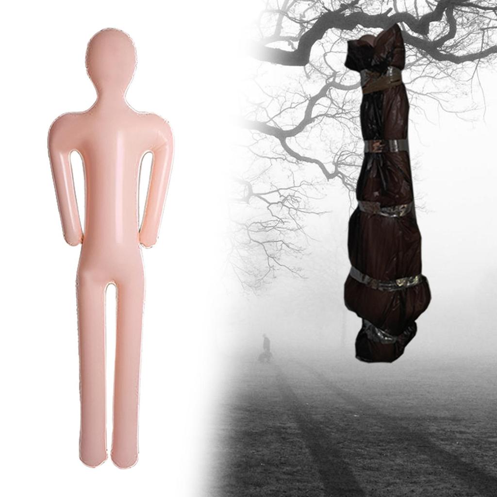 Halloween Inflatable Mannequin Figure Horror Prop Decoration Outdoor Scary Fake Corpse Haunted House
