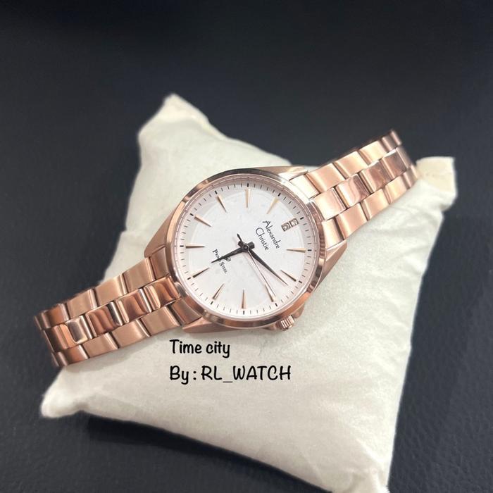[] Jam Wanita Alexandre Christie AC1018 rantai