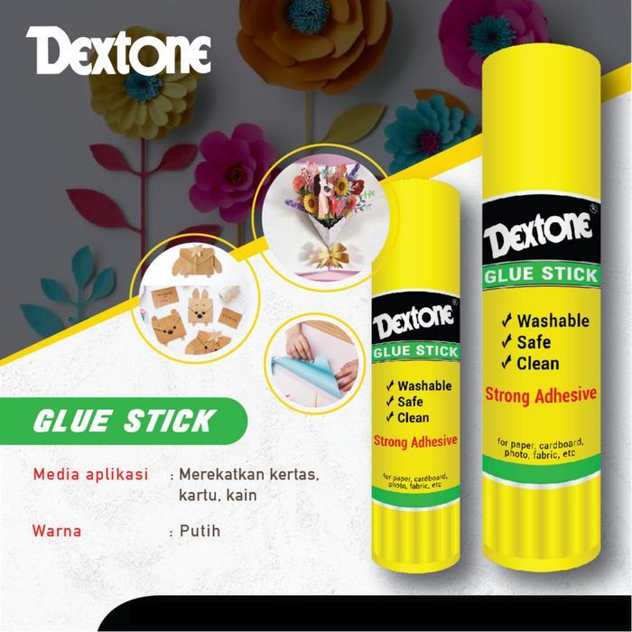 [] Dextone Lem Kertas Glue Stick / Glue Stick Putar Non Toxic