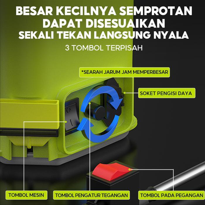 Alat Semprot Tangki Sprayer Manual 18 Liter Elektrik ZP029 semprotan pertanian tangki semprot