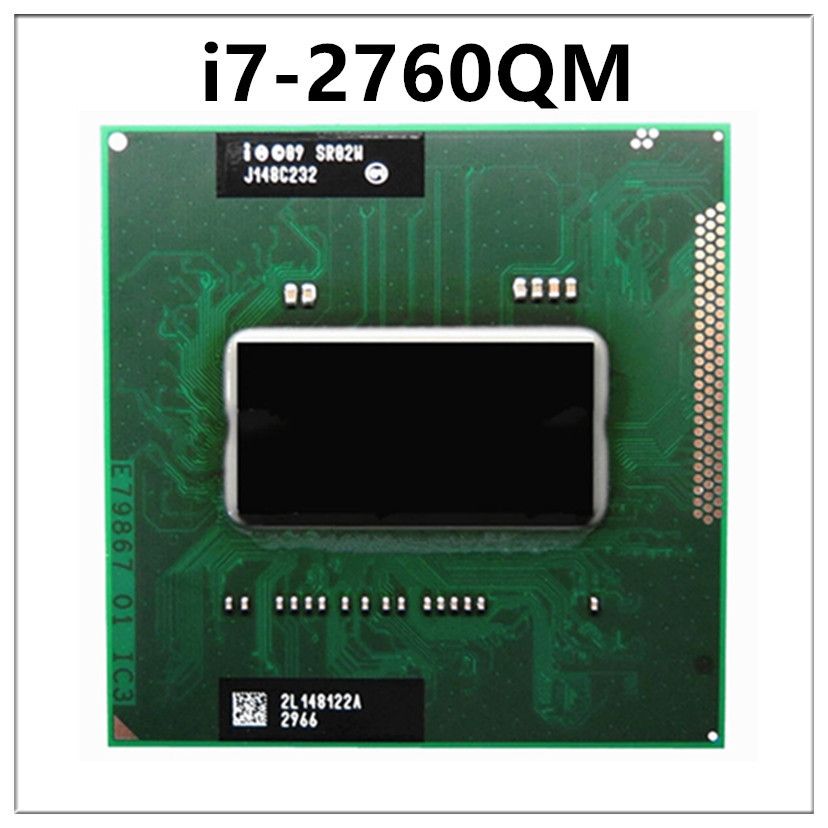 Core I7-2760QM SR02W i7 2760QM CPU laptop processor Socket G2 rPGA988B support HM65 HM75 HM76 HM77