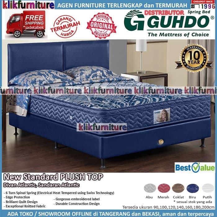 New Standard Plush Top (set 180x200) Atlantic Biru Guhdo Springbed