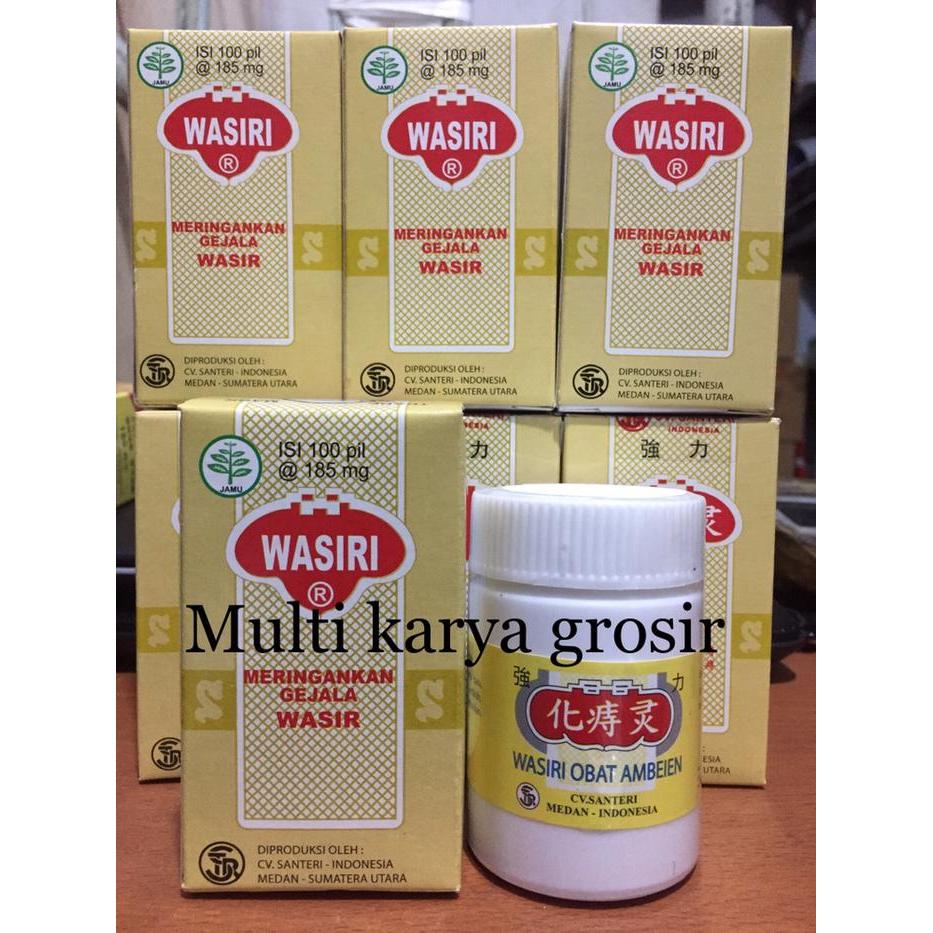 Termurah Wasiri Obat Ambeien Obat Wasir Isi 100 Pil Rekomendasi Sinshe