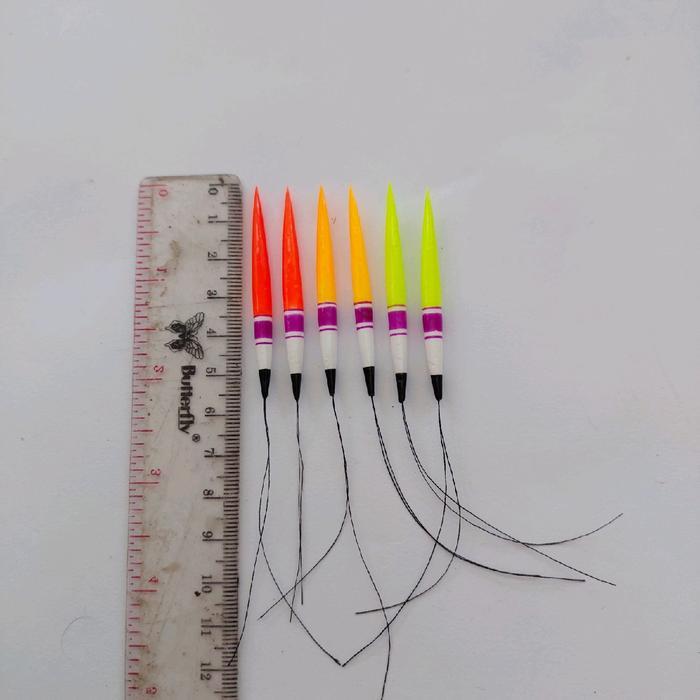 ( Isi 6 Pcs ) Pelampung Kumbul Cabai Super Sensitif Sangat Enak di Pakai Warna Cerah Bahan