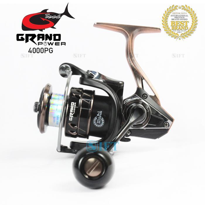 Reel G-Tech Grand Power Sw 3000 Sd 6000 Pg Power Handle Saltwater Metal Body Sungai Pasiran Laut