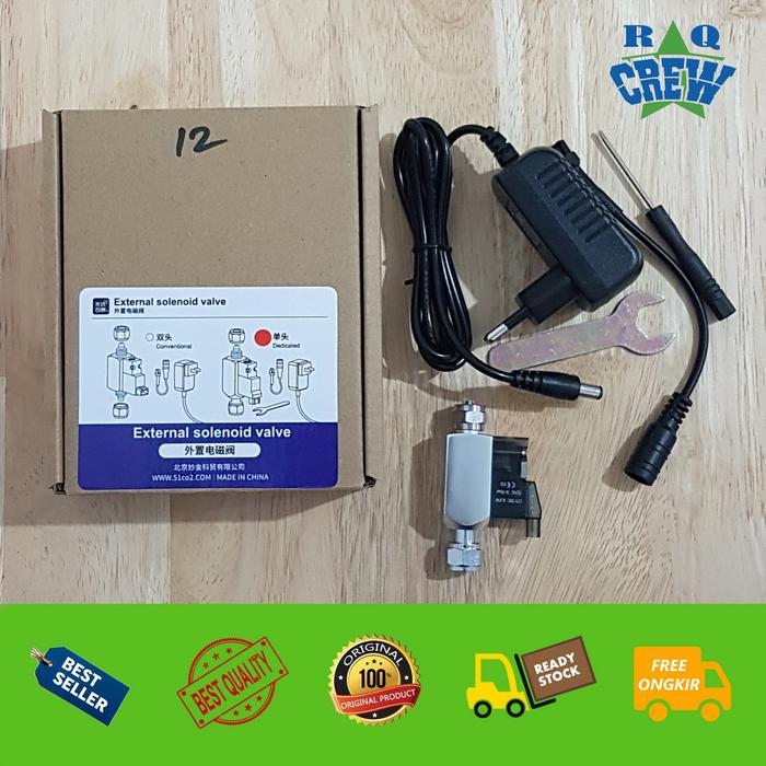 CO2 Selenoid Valve Katup Otomatis Solenoid DC CISOD Generator Tabung