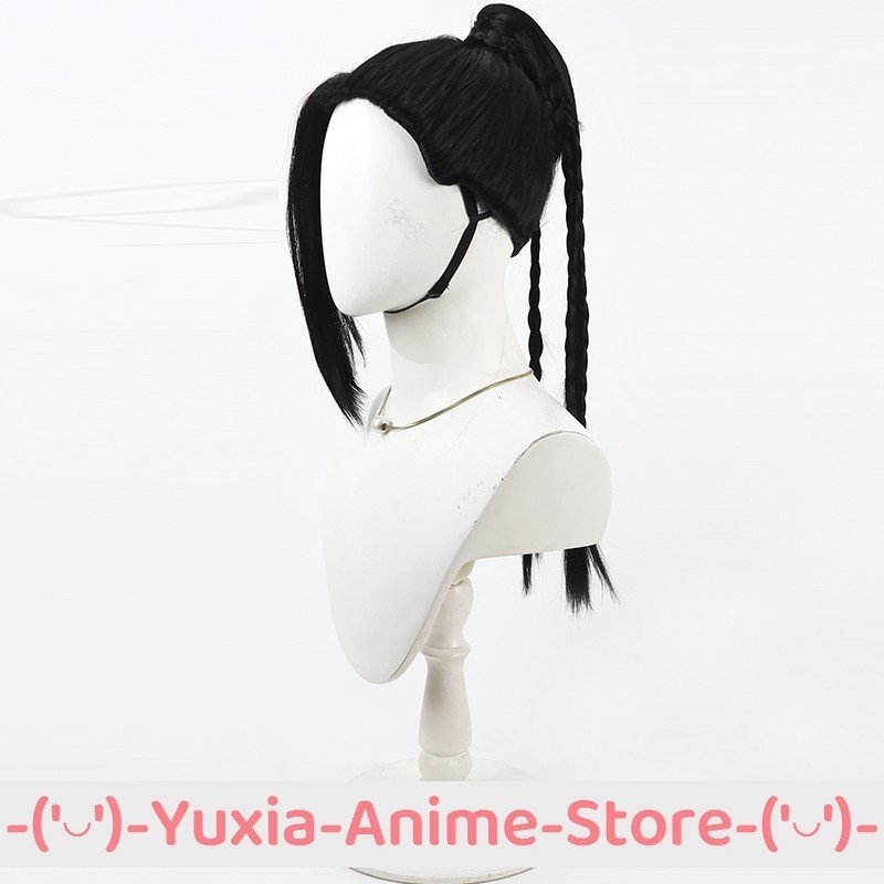TWISTED WONDERLAND JAMIL VIPER COSPLAY WIG WITH PONYTAIL AND WIGCAP ANIME GAME ROLEPLAY WIGS PARTY