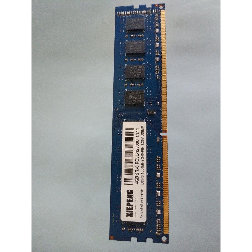 Desktop memory 4GB 2Rx8 PC3L-12800U 1600MHz DDR3 4gb 1600 MHz 4G pc3L 12800 RAM 240-PIN UDIMM