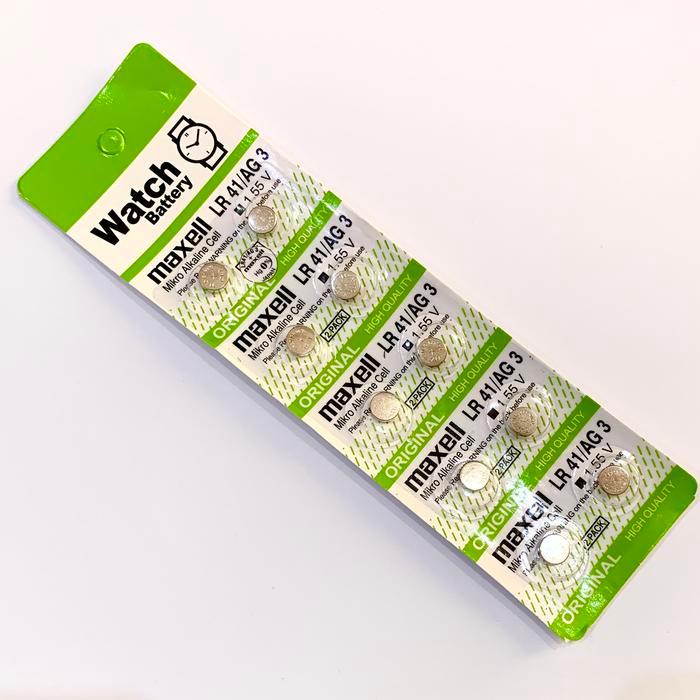 [] Baterai LR41 SR41 AG3 Battery LR41 Isi 10 Butir