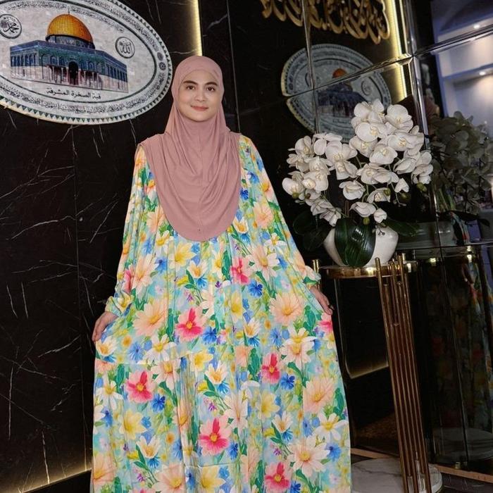 Gamis Aryati Gamis Jumbo Ld 120-130 Gamis Muslim Wanita Gege Couple