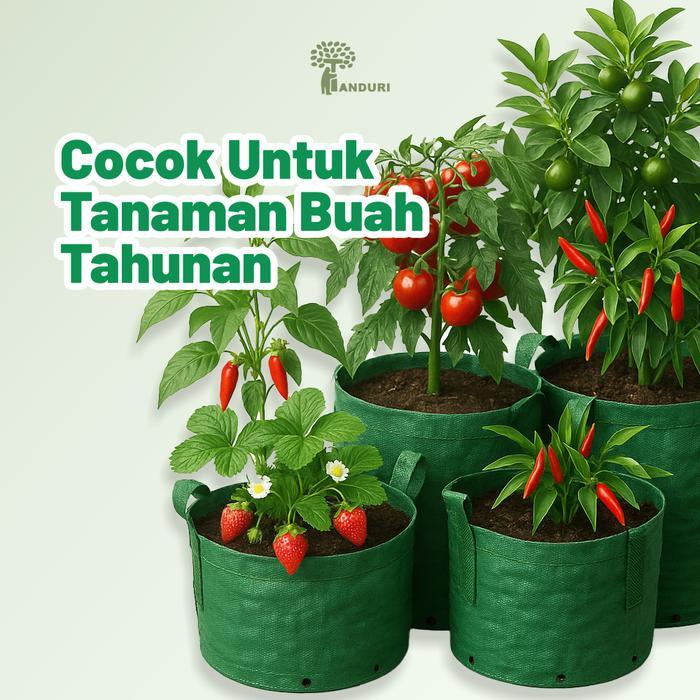 TANDURI - Planter Bag S M L XL XXL Polibag Tanaman Polybag Planter Polybag Kain Tebal Premium Pot