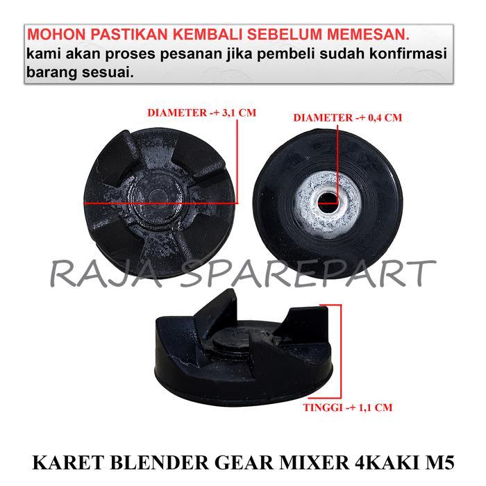 KB04 GEAR KARET BLENDER / GIGI KARET BLENDER / KARET BLENDER GEAR MIXER 4KAKI M5