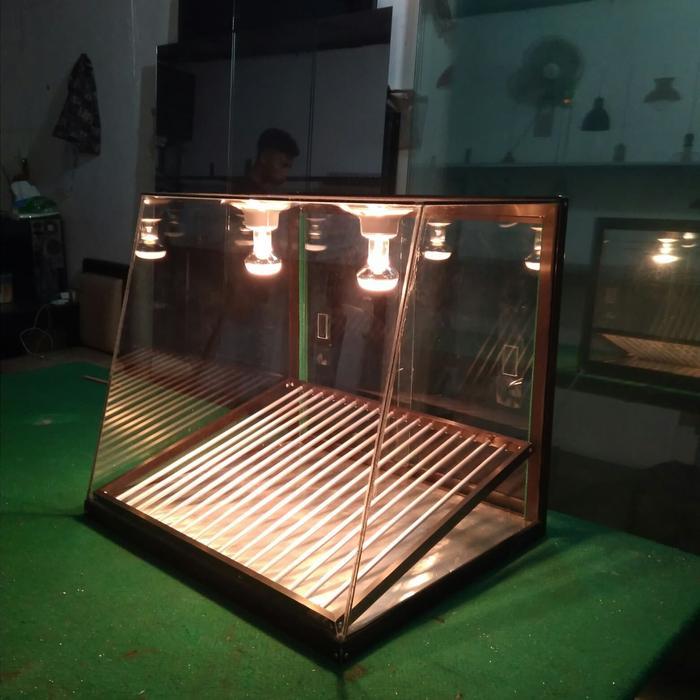 Warmer food/showcase fried chicken/etalase fried chicken BISA GRAB