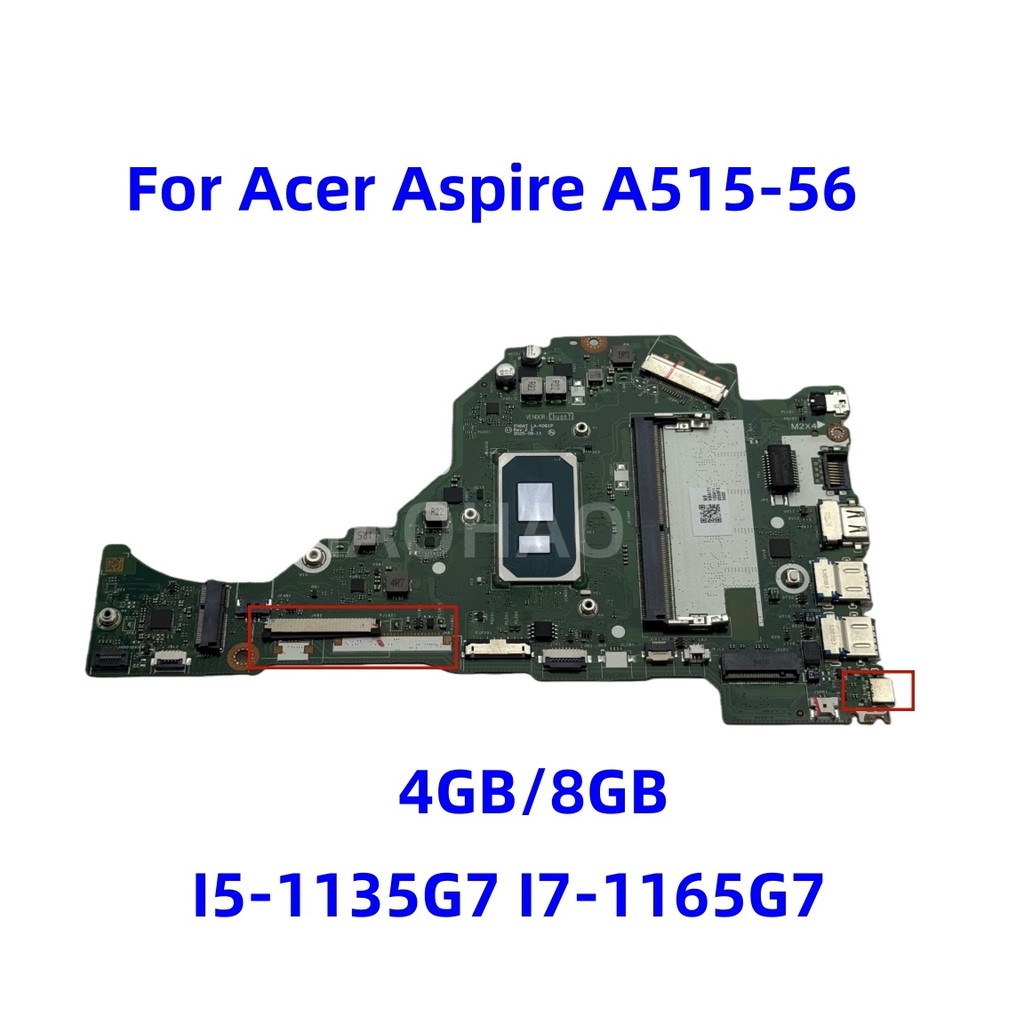 LA-K091P LA-K093P For Acer Aspire A515-56 A315-58 Laptop Motherboard i3-1115G4 i5-1135G7 i7-1165G7