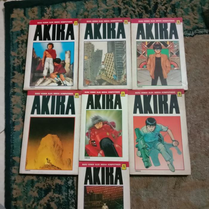 komik akira 1-7 by Katsuhiro Otomo
