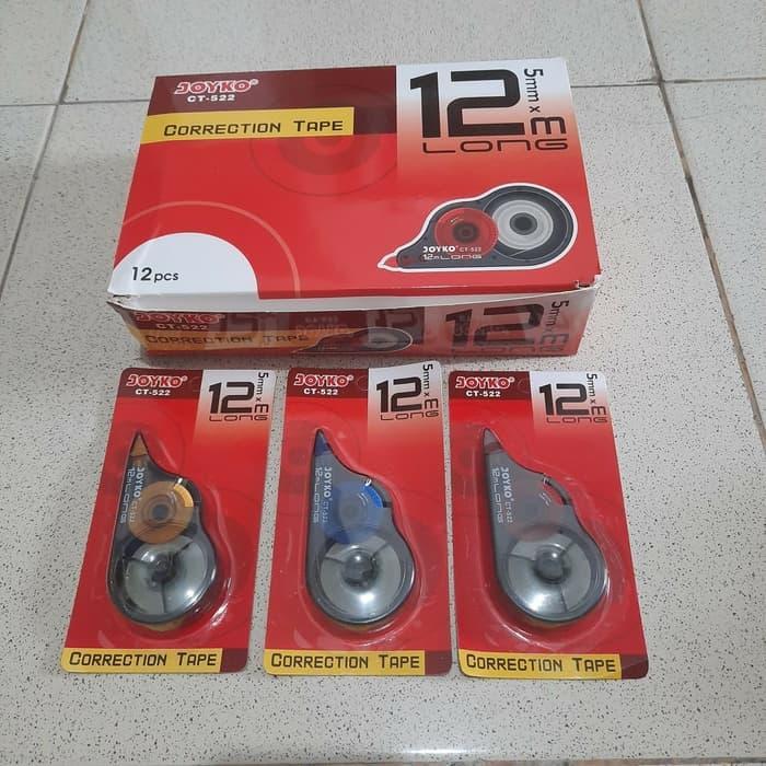 "New" Tipex Kertas Joyko CT-522 12m Long / Correction Tape Joyko CT-522