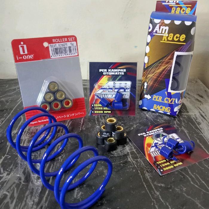 PAKET KIRIAN CVT BEAT KARBU SCOOPY KARBU SCPACI KARBU 1000 RPM ROLER RACING