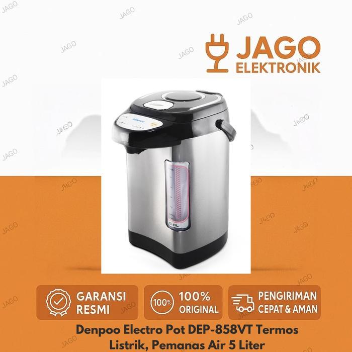 Denpoo Electro Pot DEP-858VT Termos Listrik, Pemanas Air 5 Liter