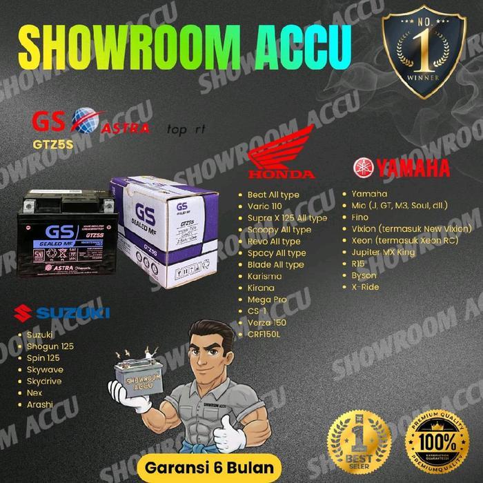 AKI KERING AKI GS GTZ5S GS ASTRA OTOPARTS AKI MOTOR AKI MOTOR BEAT VARIO 110