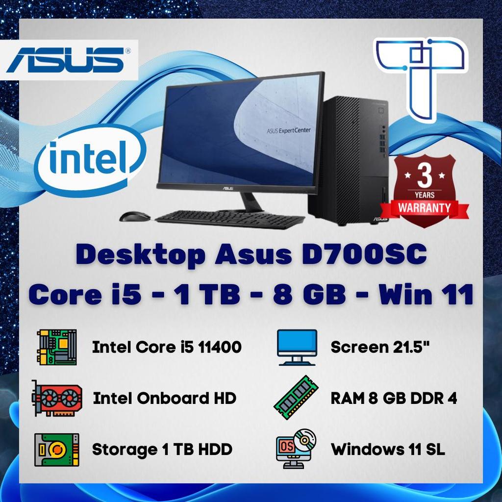 Asus D700SC Desktop PC - Core i5 - 1 TB - 8 GB - Windows 11