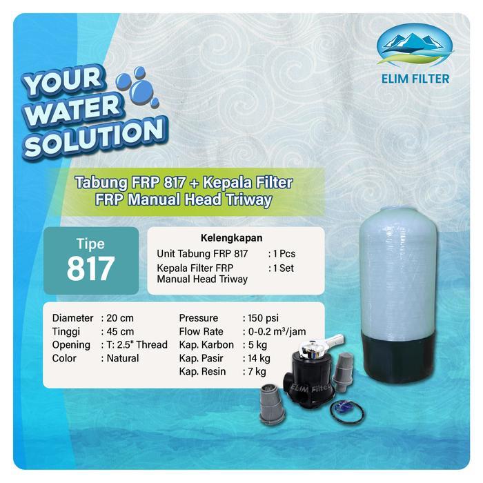 Tabung Filter Air FRP 817