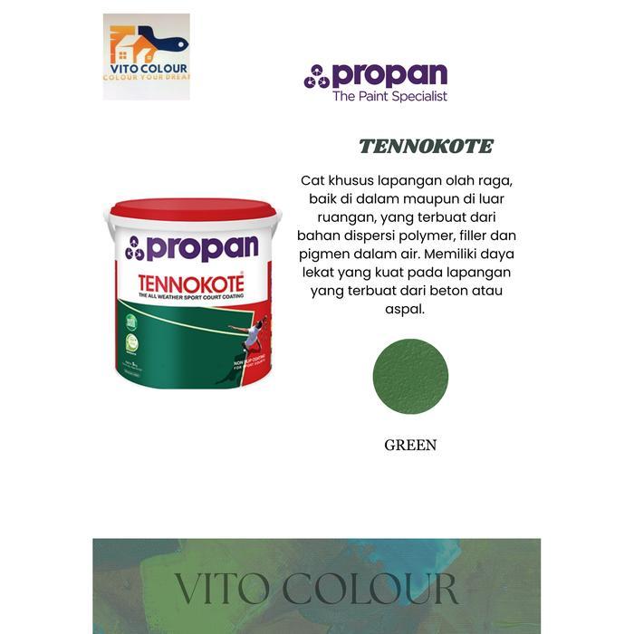 Propan Tennokote Green (Cat Lapangan)