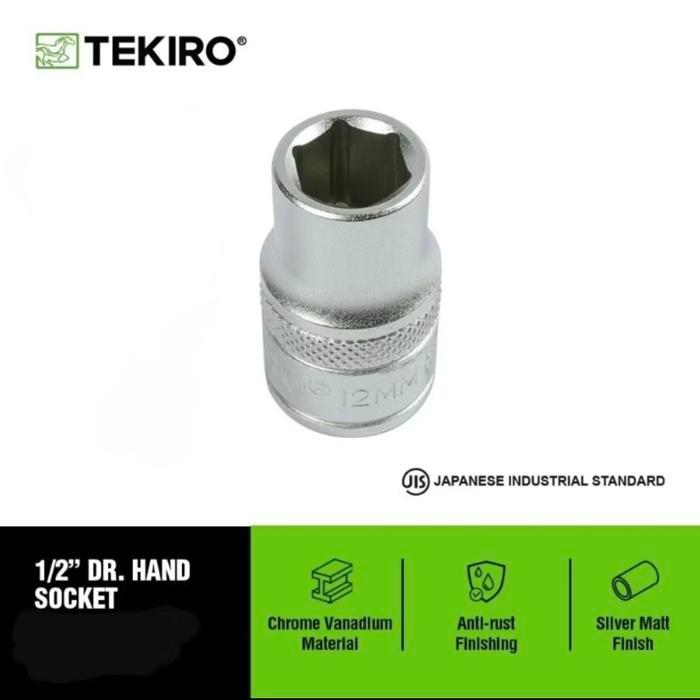 TEKIRO mata sock 16MM 1/2inch 6PT socket kunci sock 16 mm ORIGINAL