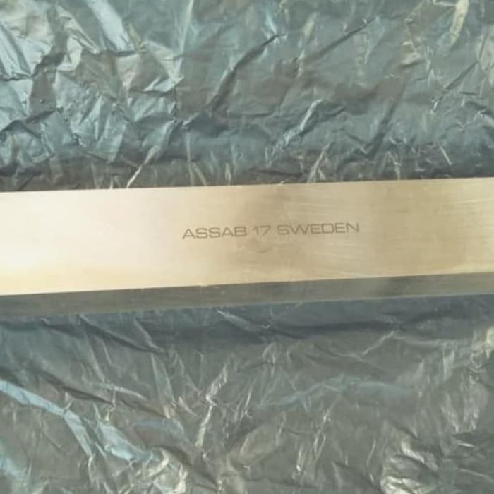 HSS Square Tool Mata Pisau Bubut - HSS Bit ASSAB 17 SWEDEN 1"x6"