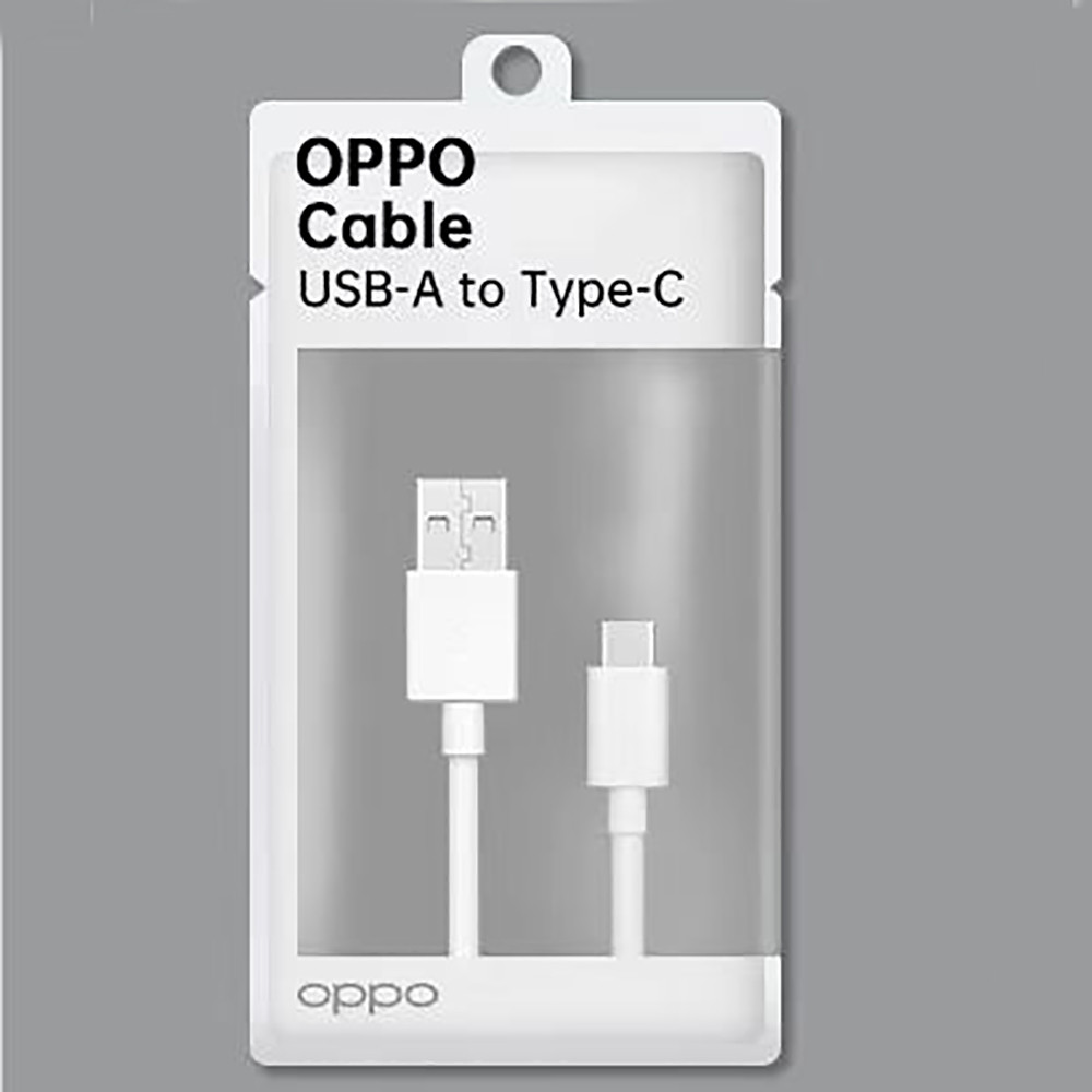 Original OPPO 12A Cable USB A to USB C Charging Cable 100CM For OPPO Reno 15 14 Pro+ Find X9 X8 Pro
