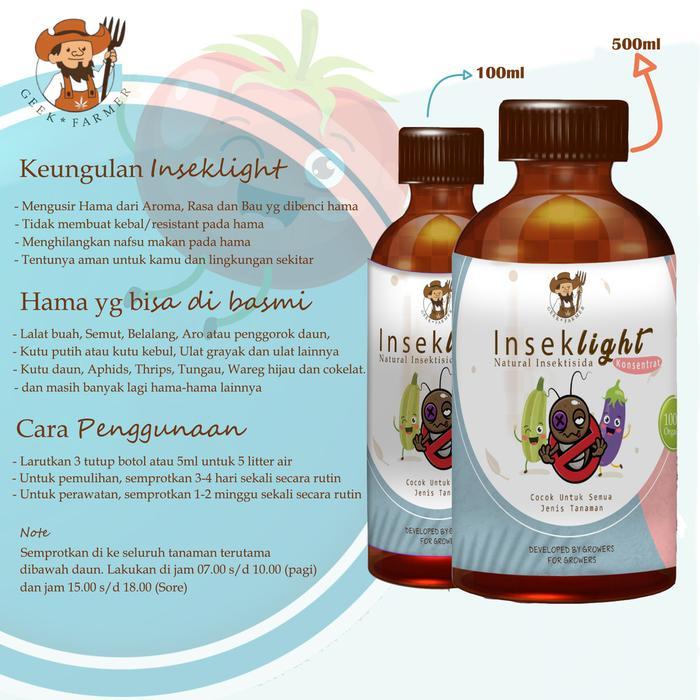 Koralineshop Inseklight Insektisida Organik Geek Farmer