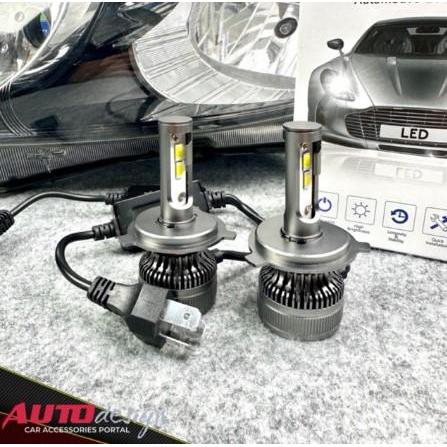 ADF16 Lampu LED Mobil 50Watt Chip CSP 1224Volt Putih 6500K H1 H3 H4 H7 H8 H11 H16 HB3 HB4 Mini