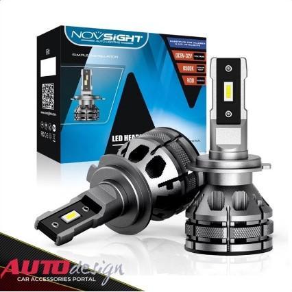 NOVSIGHT N38 Lampu Led Mobil Headlight dan Foglamp H4 H7 H8 H11 H16 HB3 HB4 Kualitas Premium Car