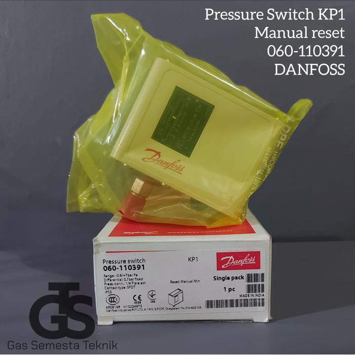 Pressure Switch Kp1 Manual Reset (060-110391) Danfoss Pressure Switch Danfoss Kp 1