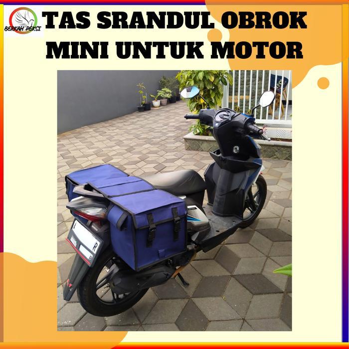 Tas Srandul Obrok Minimalis _Ukuran Kecil_ Sepeda Motor Beat Supra Vario Scoopy Ukuran Jok 25 - 27Cm