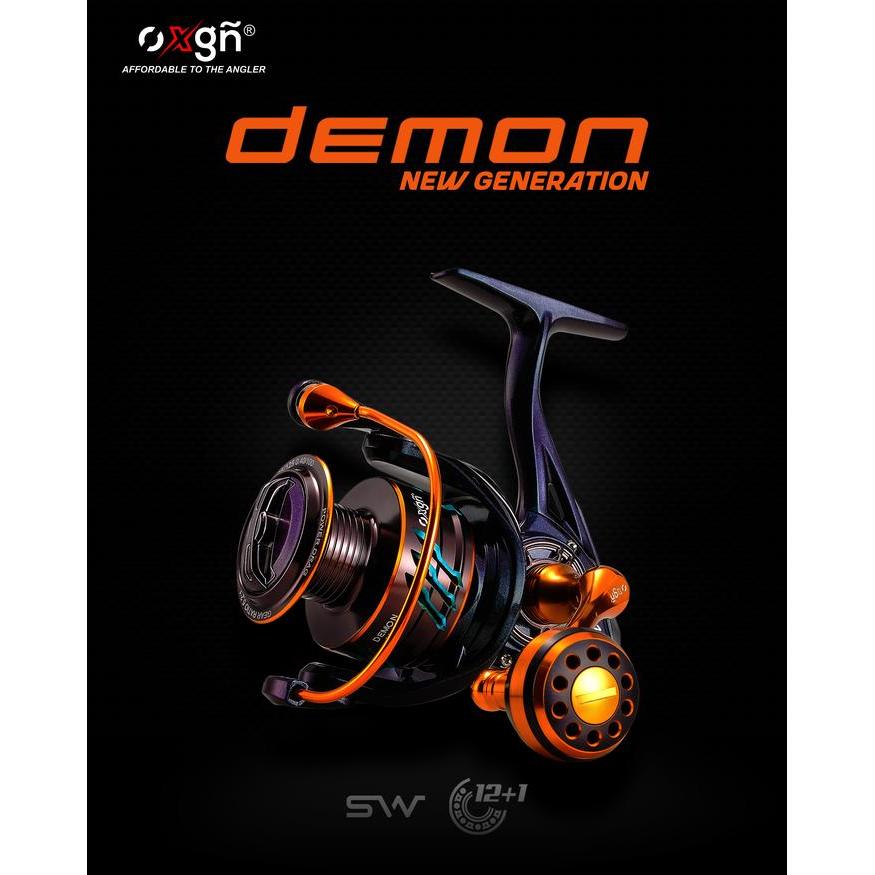 REEL PANCING SW OXGN DEMON NEW GEN 4.0 12+1 BB 1000-6000 POWER HANDLE SALTWATER