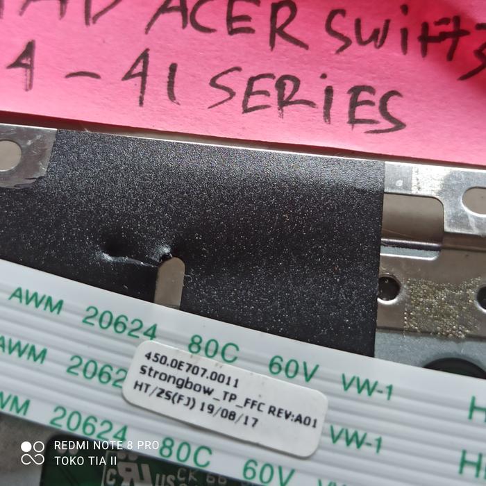 Trackpad Acer Swift 3 SF314-41 Series original Mousepad Acer Swift 3 SF314-41 - [03/01]