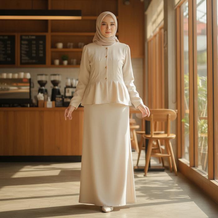 Kirana One Set Rok - Setelan Wanita - Setelan Kekinian - Setelan Rok Wanita - One Set Wanita