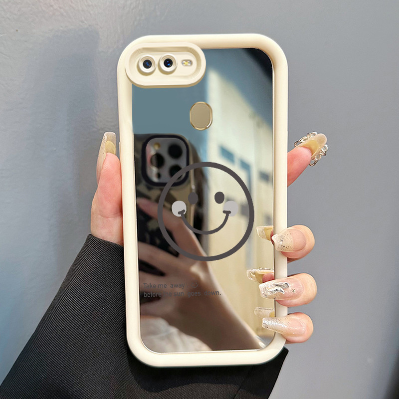 Casing Hp OPPO A7 OPPO A5s OPPO A12 OPPO A12S A11k Case Casing tas emosi kesenangan Pola Kasus cermi