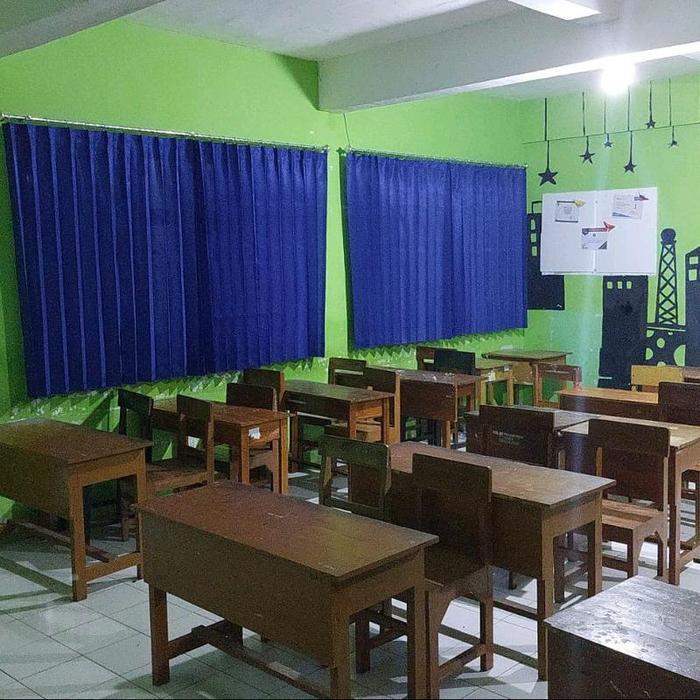 Gorden polos Gorden Jendela Gorden sekolah