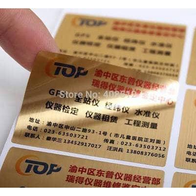 iSticker Gold, Print and Cut Label