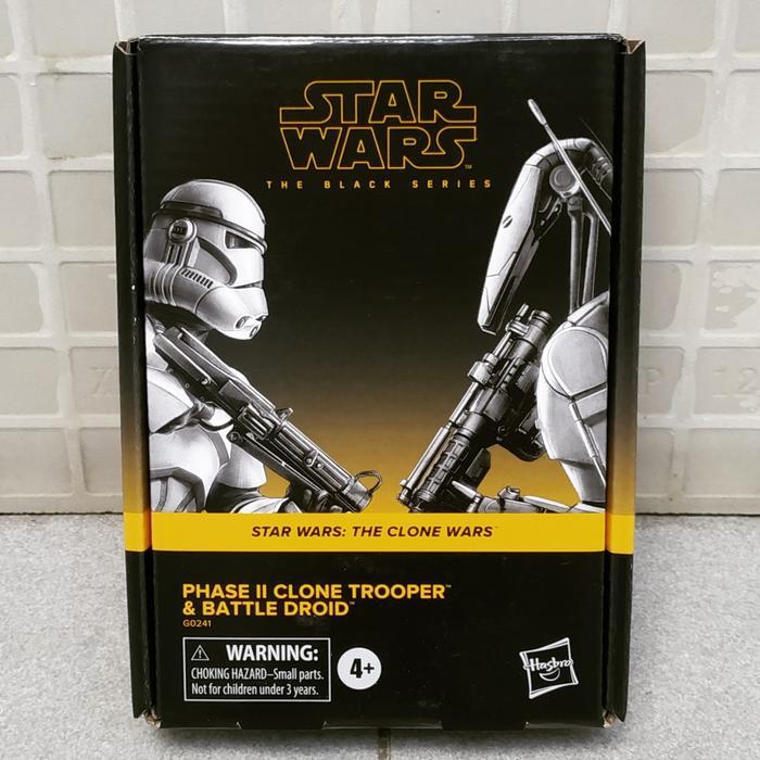 TEREMURAHTERLARIS READY SILAHKAN DIORDER HASBRO STAR WARS BLACK SERIES THE CLONE WARS 2-PACK PHASE