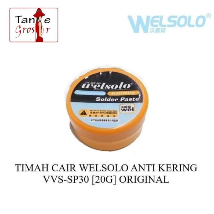 Timah Cair Pasta Solder Welsolo Anti Kering Vvs-Sp30 20G Original