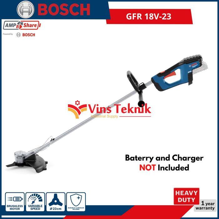 Mesin Potong Rumput Baterai Cordless Brush Cutter GFR18V-23 Bosch GFR 18V-23