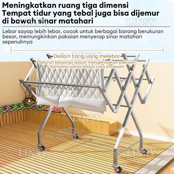 Jemuran Baju Lipat Jemuran Baju Stainless Steel Jemuran Pakaian Minimalis Jemuran Pakaian Stainless