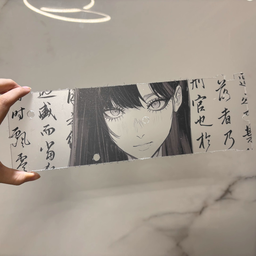 Holly Base Plate Custom Acrylic Anime Pattern Keyboard Plate for Sora60/holy60/mad60/wooting